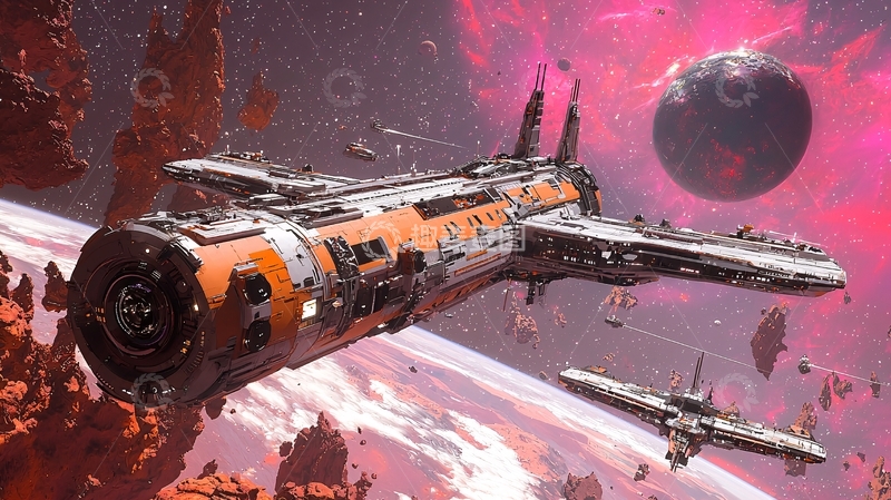 高清大图下载【趣麦麦图】宇宙飞船