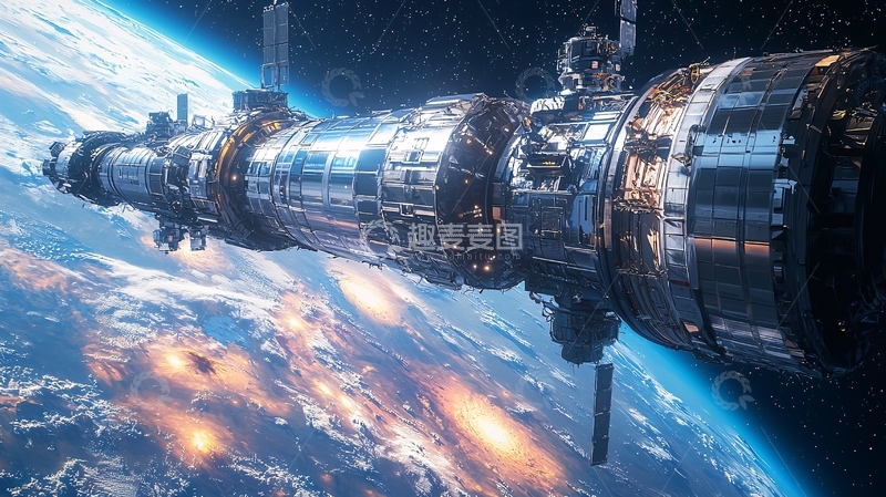 高清大图下载【趣麦麦图】太空飞船