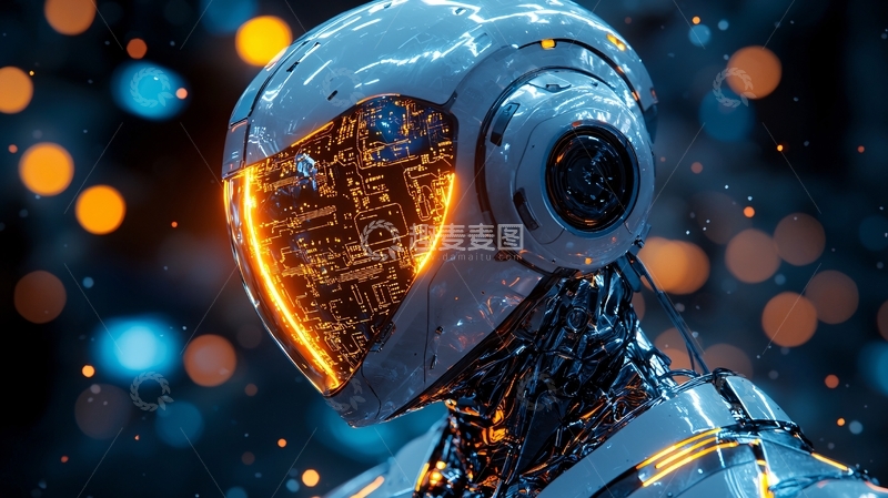高清大图下载【趣麦麦图】未来机器人