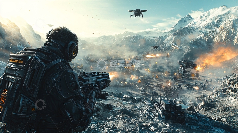 高清大图下载【趣麦麦图】未来战争