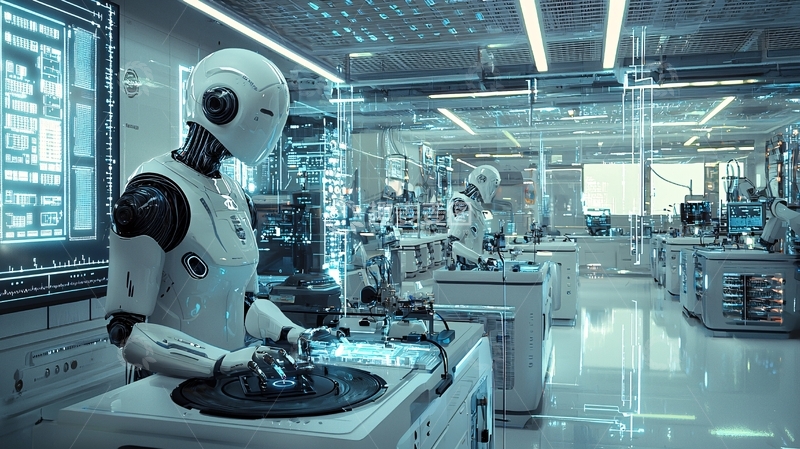 高清大图下载【趣麦麦图】未来科技实验室