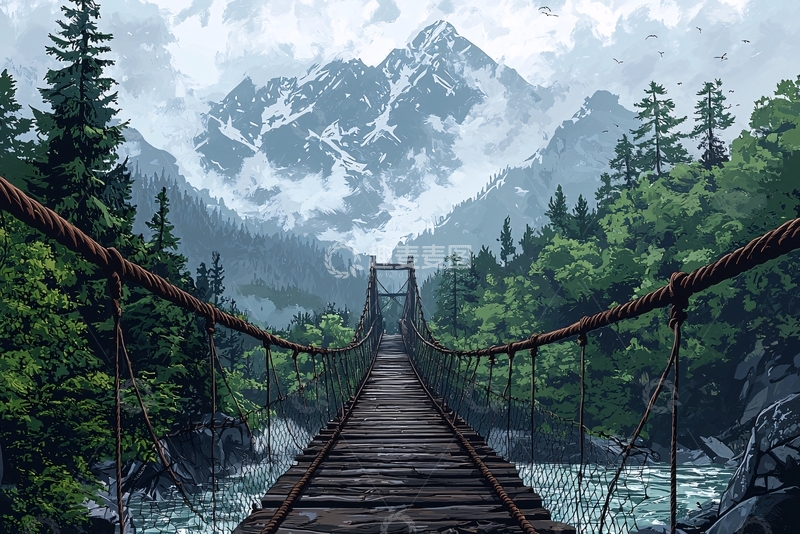 高清大图下载【趣麦麦图】山水之间