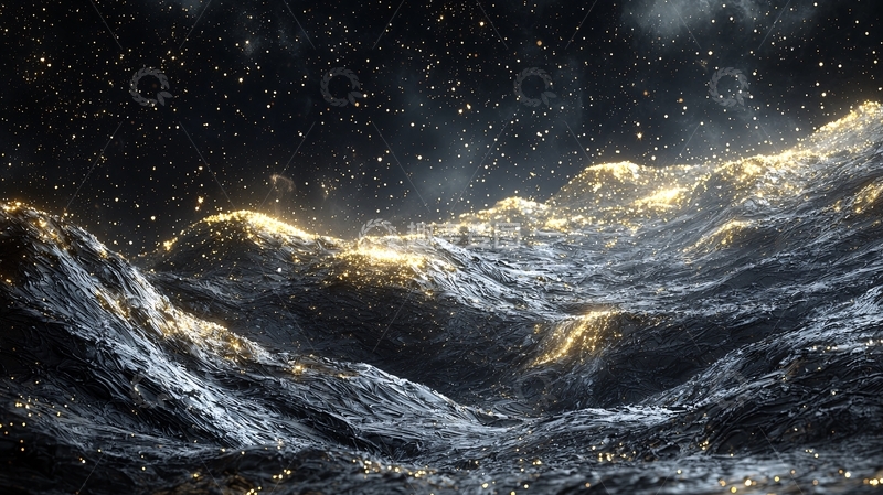 高清大图下载【趣麦麦图】黑暗宇宙山脉