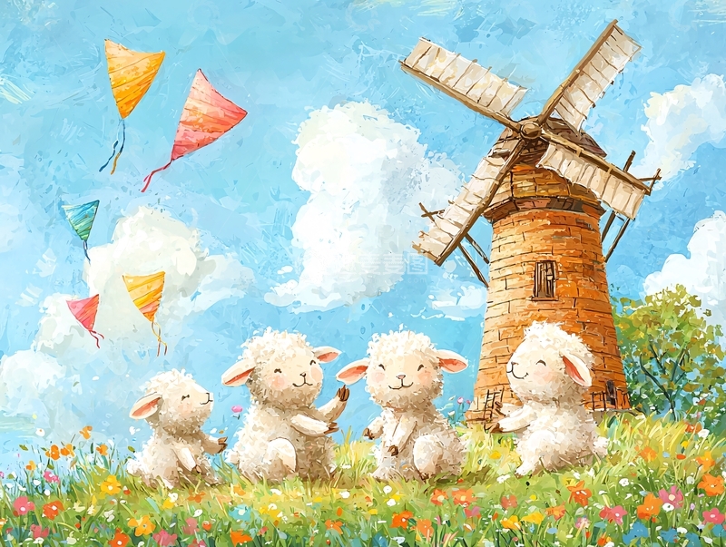 高清大图下载【趣麦麦图】小羊