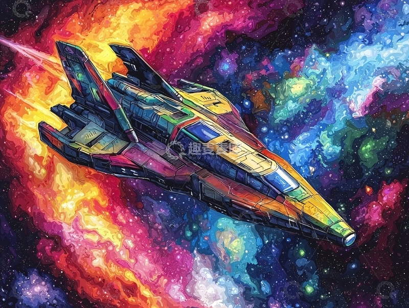 高清大图下载【趣麦麦图】宇宙飞船