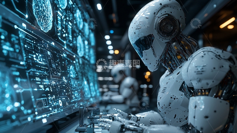 高清大图下载【趣麦麦图】机器人操作控制台