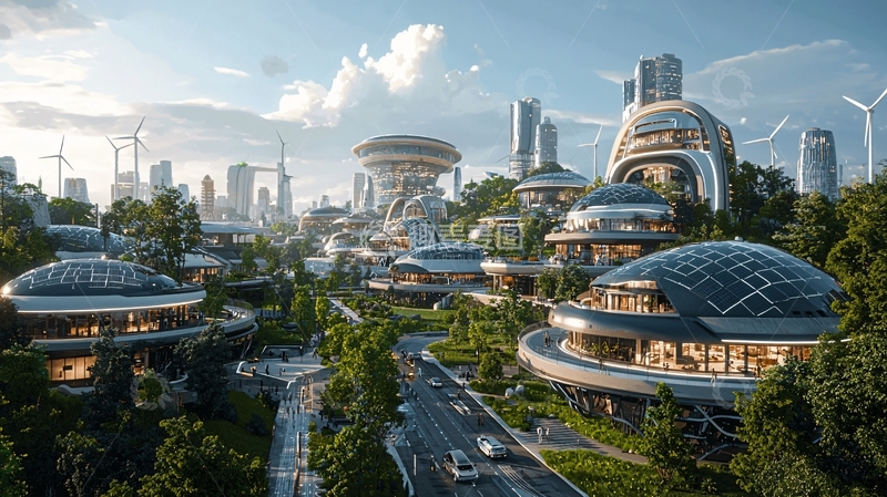 高清大图下载【趣麦麦图】未来都市