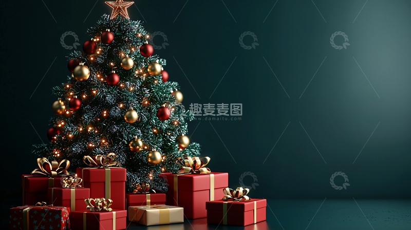 高清大图下载【趣麦麦图】圣诞树