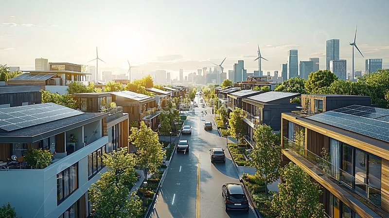 高清大图下载【趣麦麦图】绿色环保社区