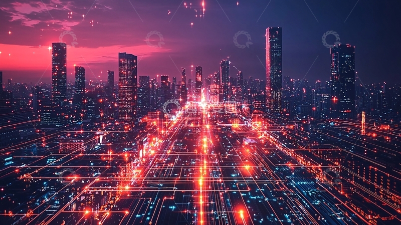 高清大图下载【趣麦麦图】梦幻都市夜景