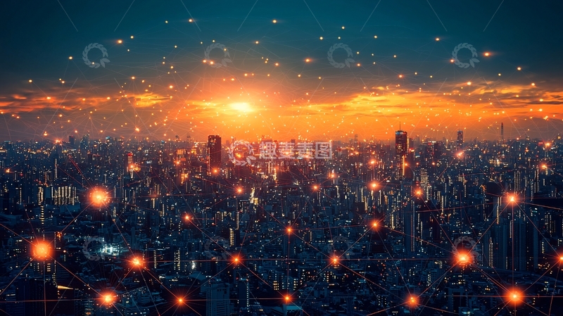 高清大图下载【趣麦麦图】未来都市夜景241