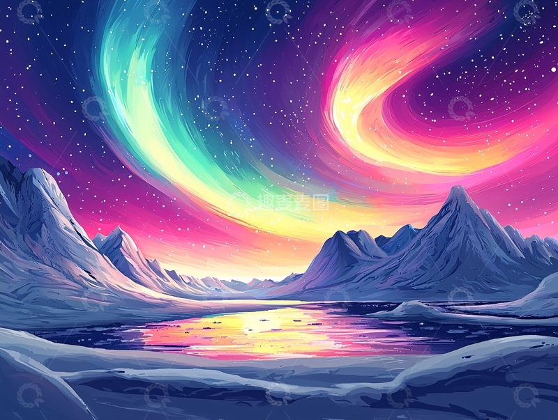 高清大图下载【趣麦麦图】极光