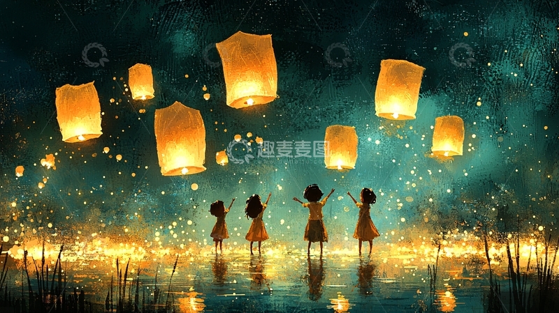 高清大图下载【趣麦麦图】夜晚