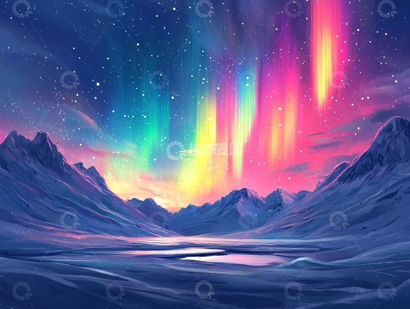 高清大图下载【趣麦麦图】极光