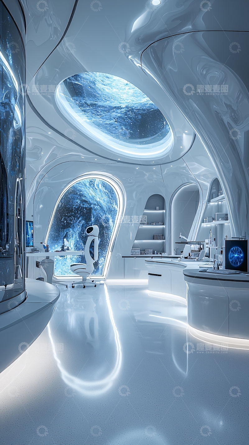 高清大图下载【趣麦麦图】未来科技实验室