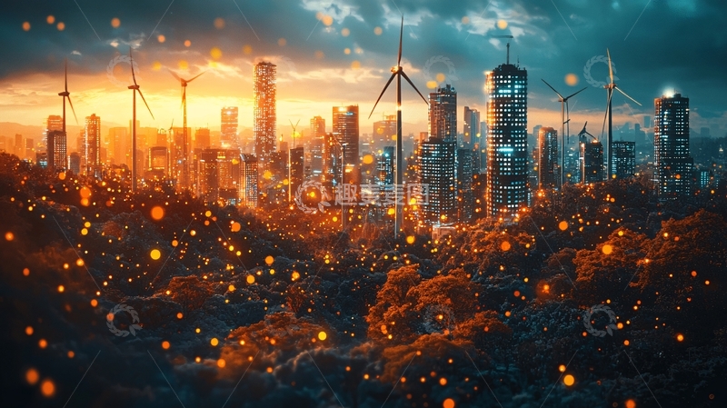 高清大图下载【趣麦麦图】未来都市