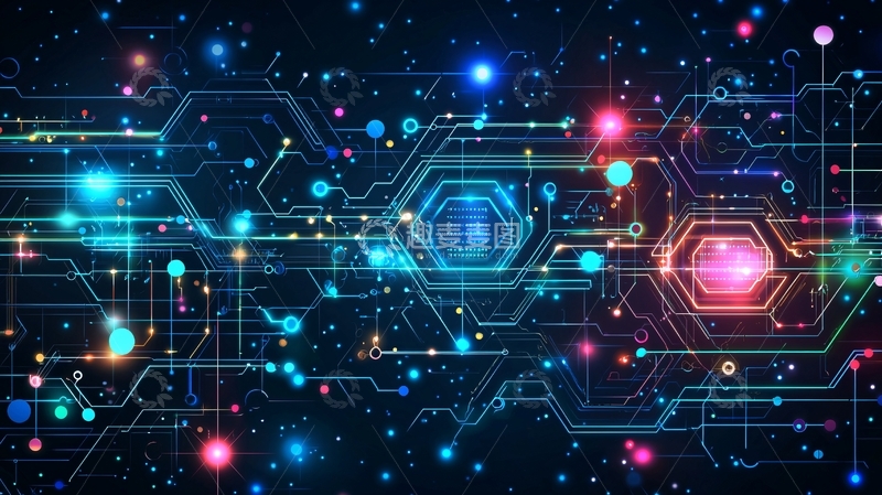 高清大图下载【趣麦麦图】科技感炫酷背景4