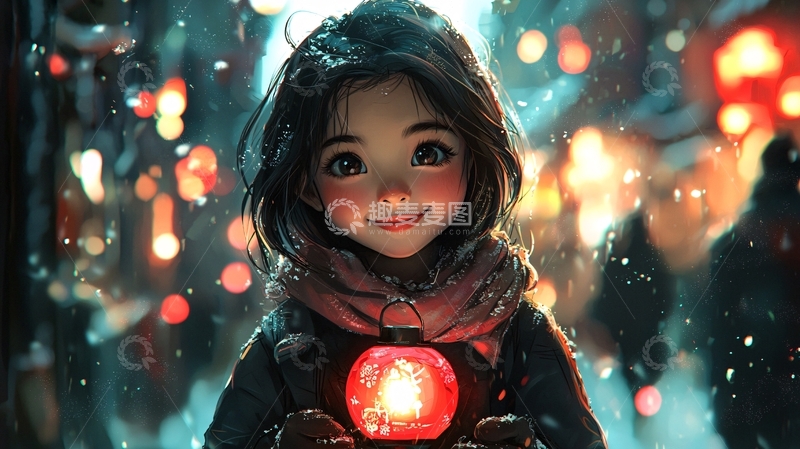 高清大图下载【趣麦麦图】可爱女孩