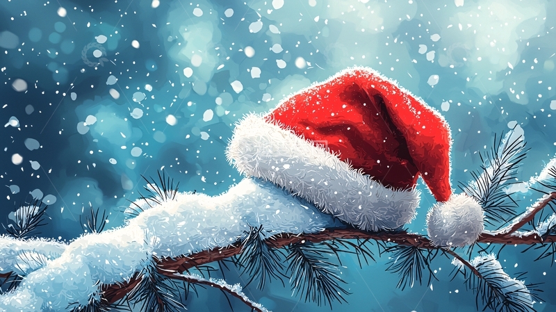 高清大图下载【趣麦麦图】圣诞帽