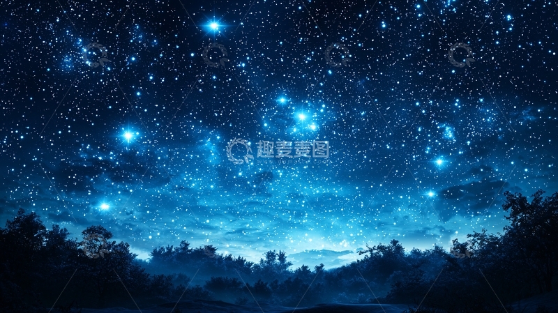 高清大图下载【趣麦麦图】星空夜景
