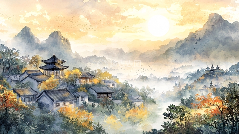 高清大图下载【趣麦麦图】水墨画