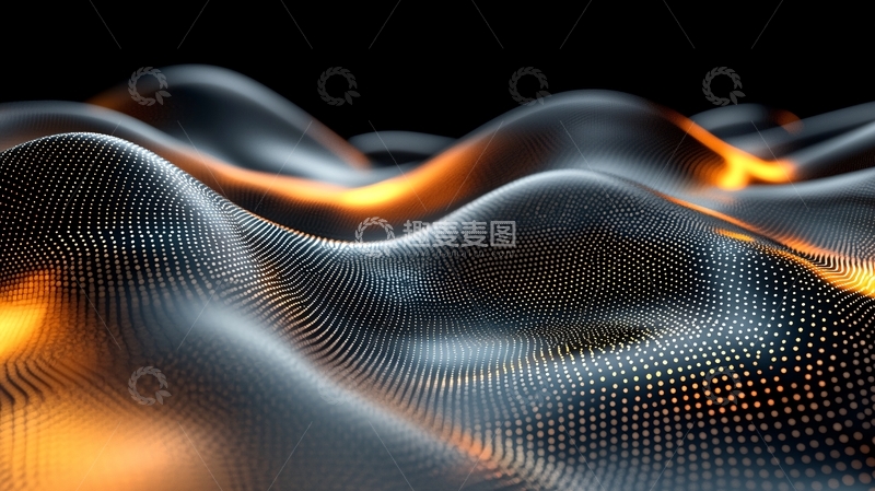 高清大图下载【趣麦麦图】抽象波动光效