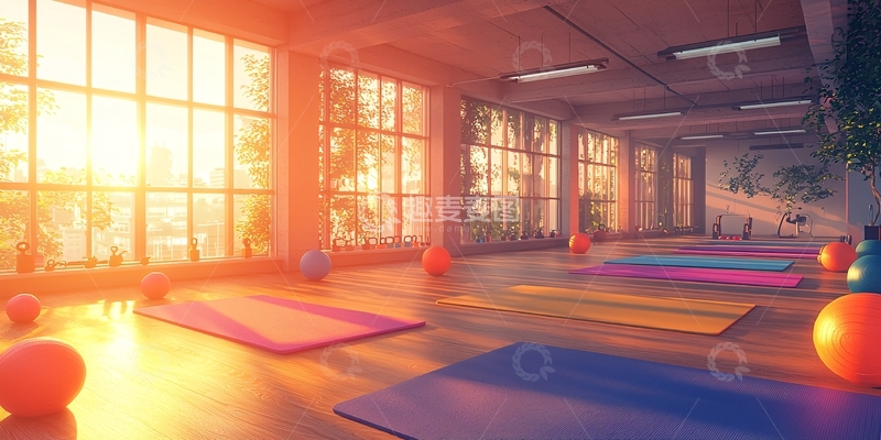 高清大图下载【趣麦麦图】瑜伽室