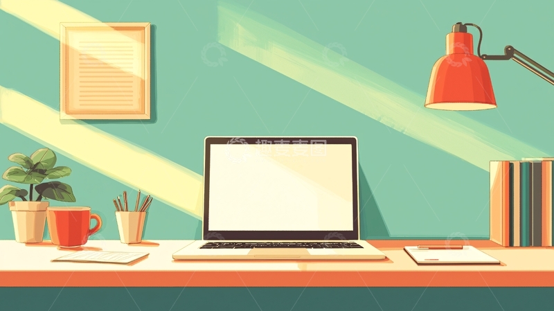 高清大图下载【趣麦麦图】简约办公桌