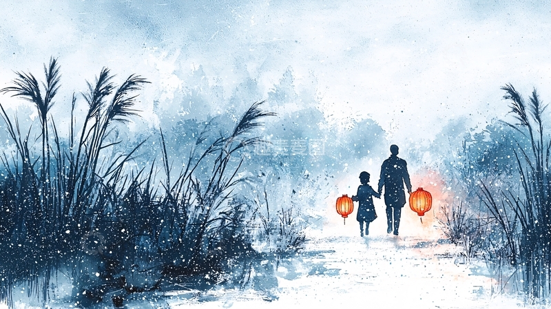 高清大图下载【趣麦麦图】冬季雪景