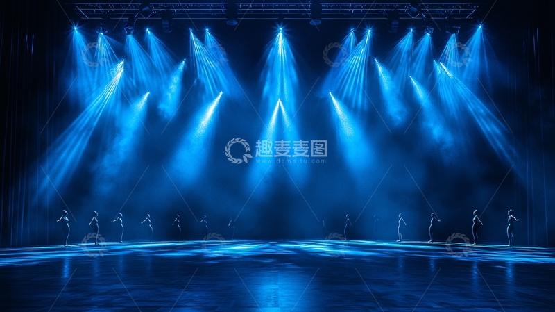高清大图下载【趣麦麦图】舞台灯光效果