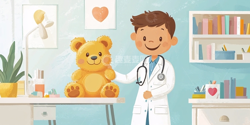 高清大图下载【趣麦麦图】卡通医生