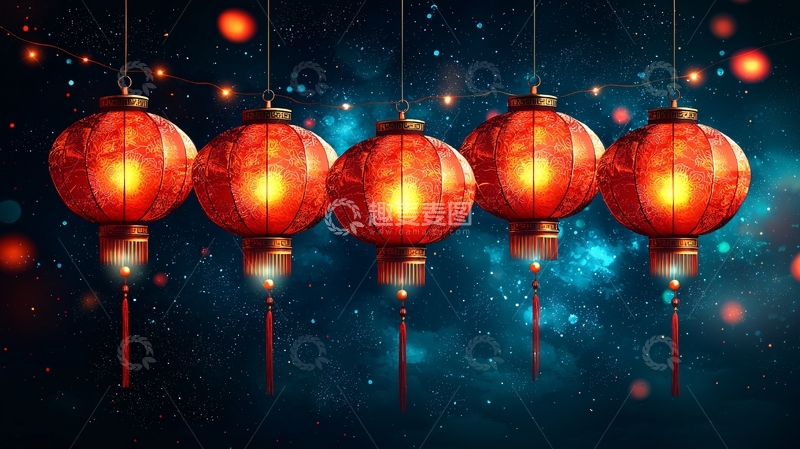 高清大图下载【趣麦麦图】红灯笼