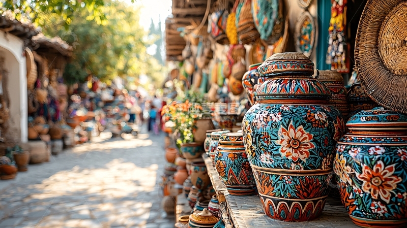 高清大图下载【趣麦麦图】工艺品市场