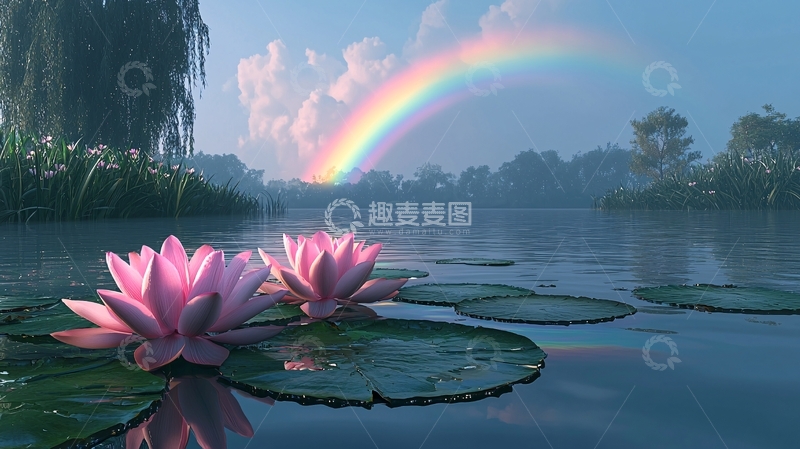 高清大图下载【趣麦麦图】彩虹