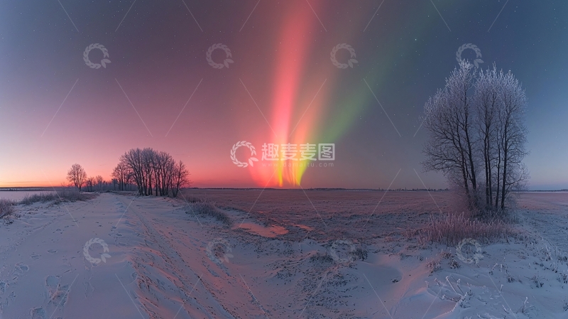 高清大图下载【趣麦麦图】极光