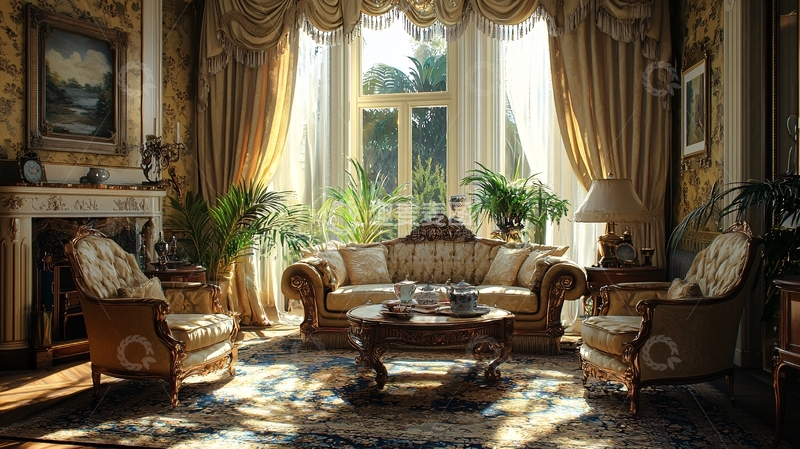 高清大图下载【趣麦麦图】欧式客厅