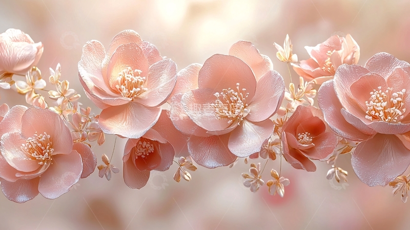 高清大图下载【趣麦麦图】粉色花朵高清壁纸