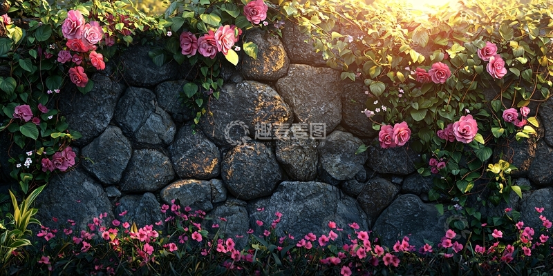 高清大图下载【趣麦麦图】石头墙
