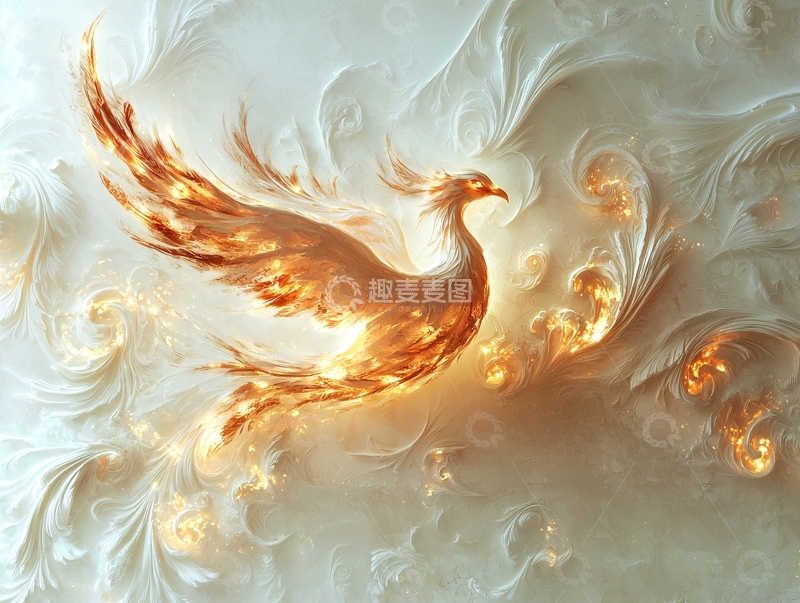 高清大图下载【趣麦麦图】金色凤凰