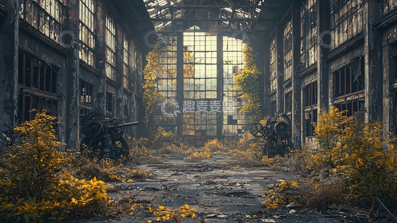 高清大图下载【趣麦麦图】废弃工厂