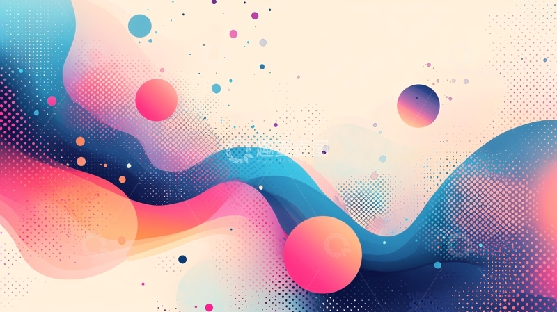 高清大图下载【趣麦麦图】抽象星球流体