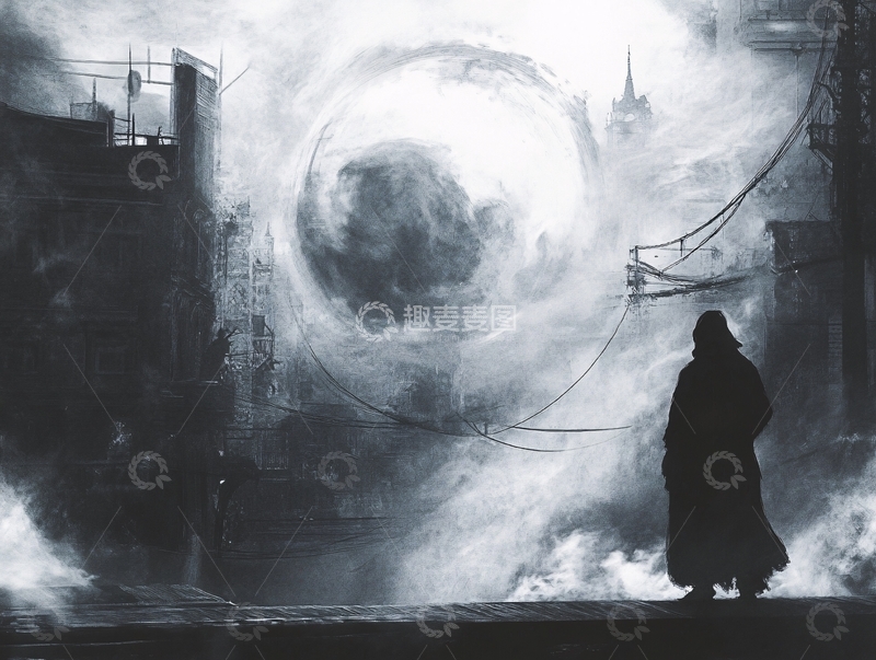 高清大图下载【趣麦麦图】黑暗城市