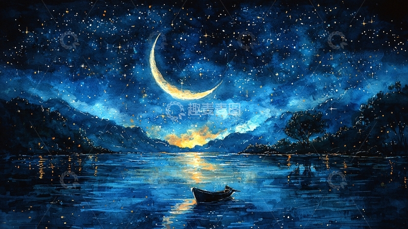 高清大图下载【趣麦麦图】梦幻星空