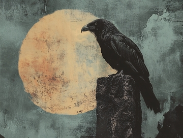 月夜乌鸦