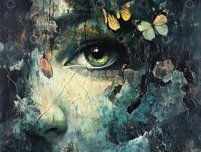 高清大图下载【趣麦麦图】绿色眼睛