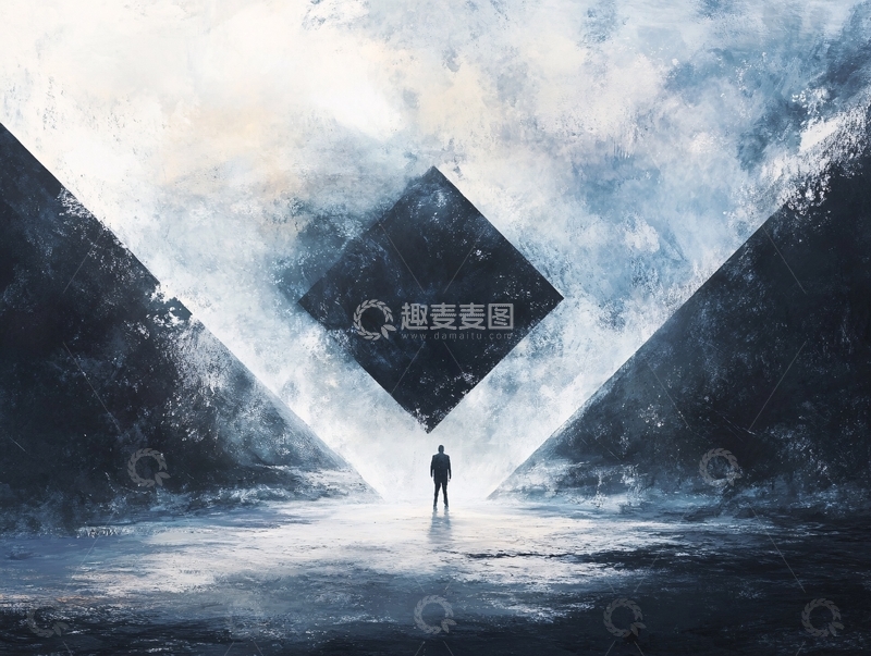 高清大图下载【趣麦麦图】孤独的背影