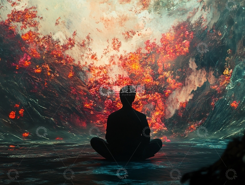 高清大图下载【趣麦麦图】火焰山