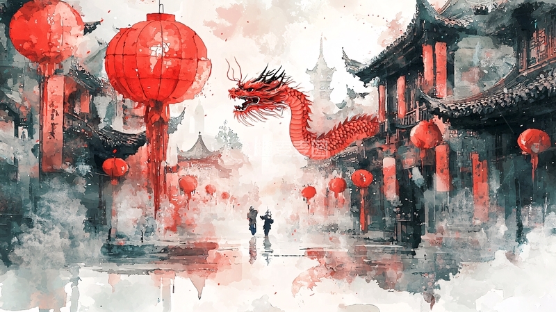 高清大图下载【趣麦麦图】水墨画