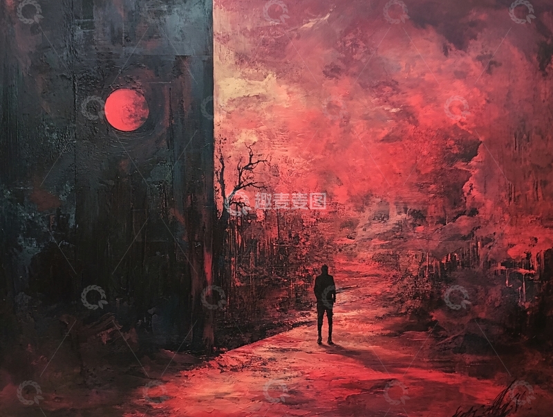 高清大图下载【趣麦麦图】血月