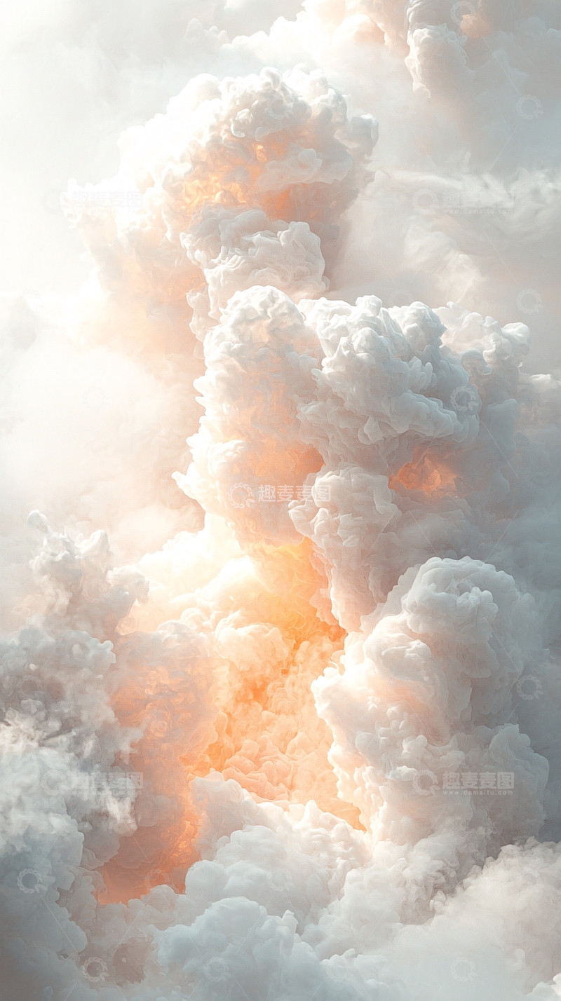 高清大图下载【趣麦麦图】阳光透过云层